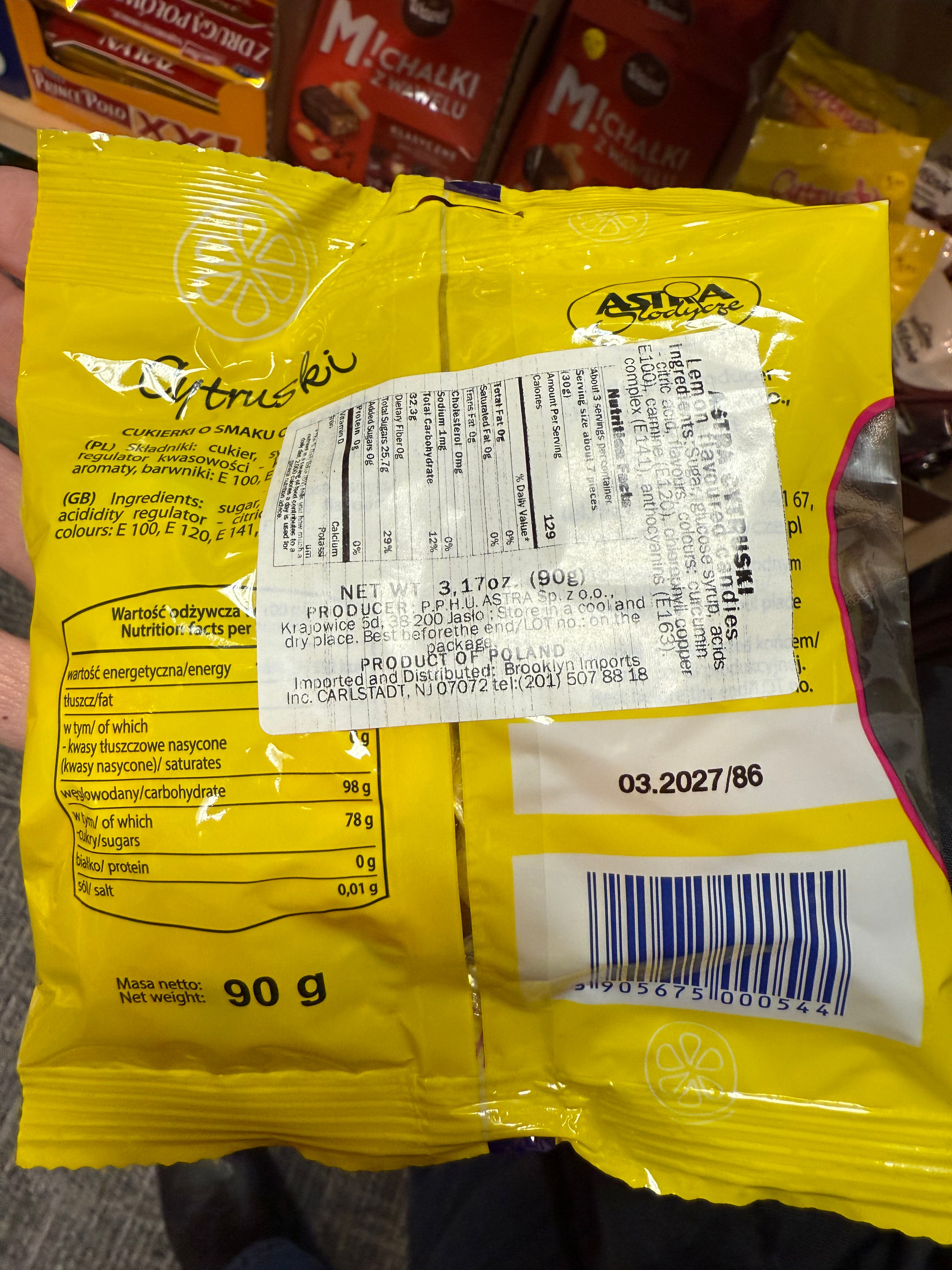 Cytruski Polish Hard Candies