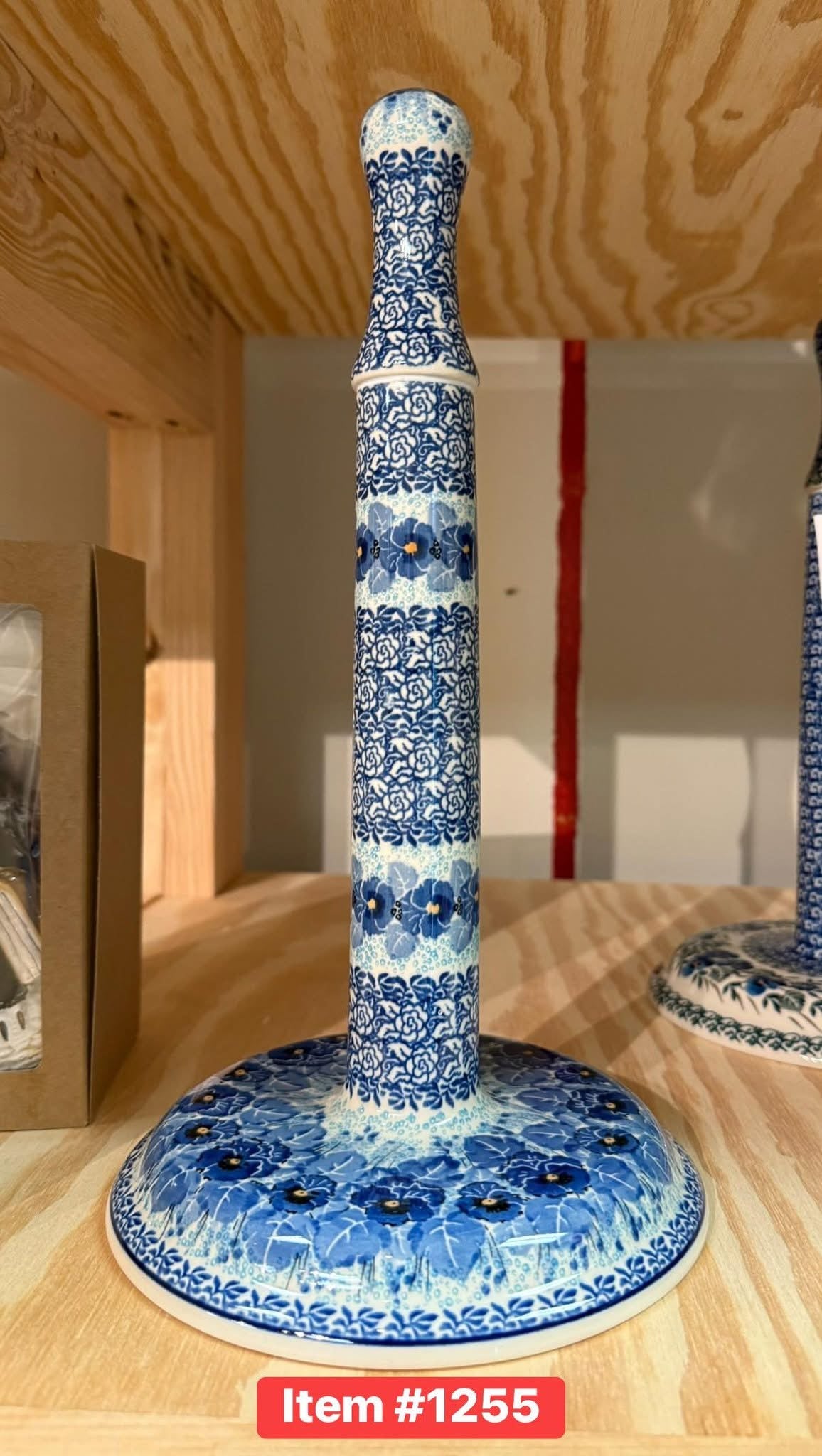 Polish Pottery Unikat 3639 Paper Towel Holder