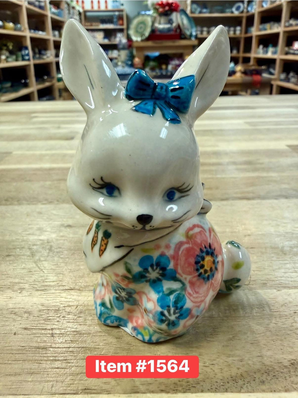 Polish Pottery Unikat Mini Bunny