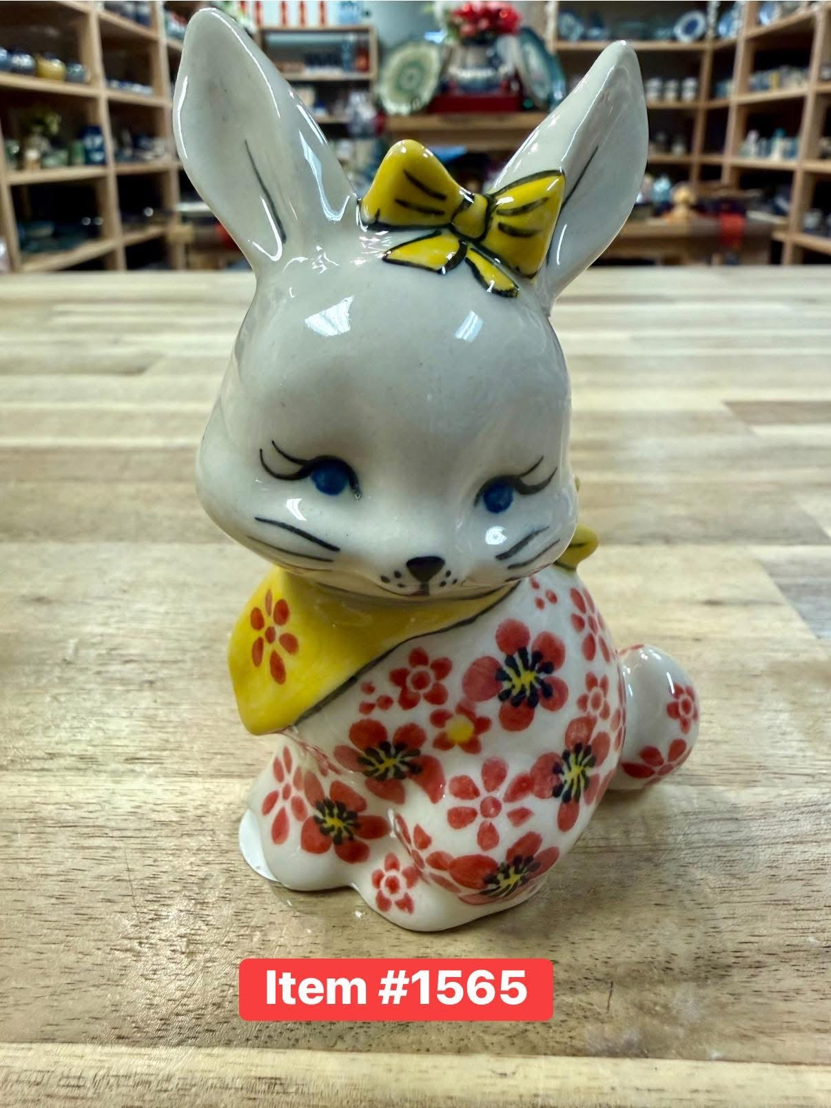Polish Pottery Unikat Mini Bunny