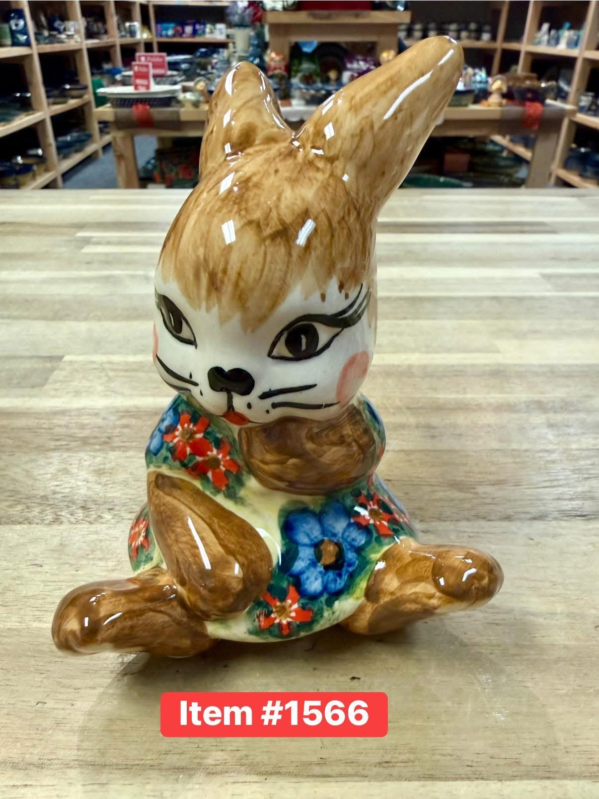 Polish Pottery Unikat CerRaf Bunny