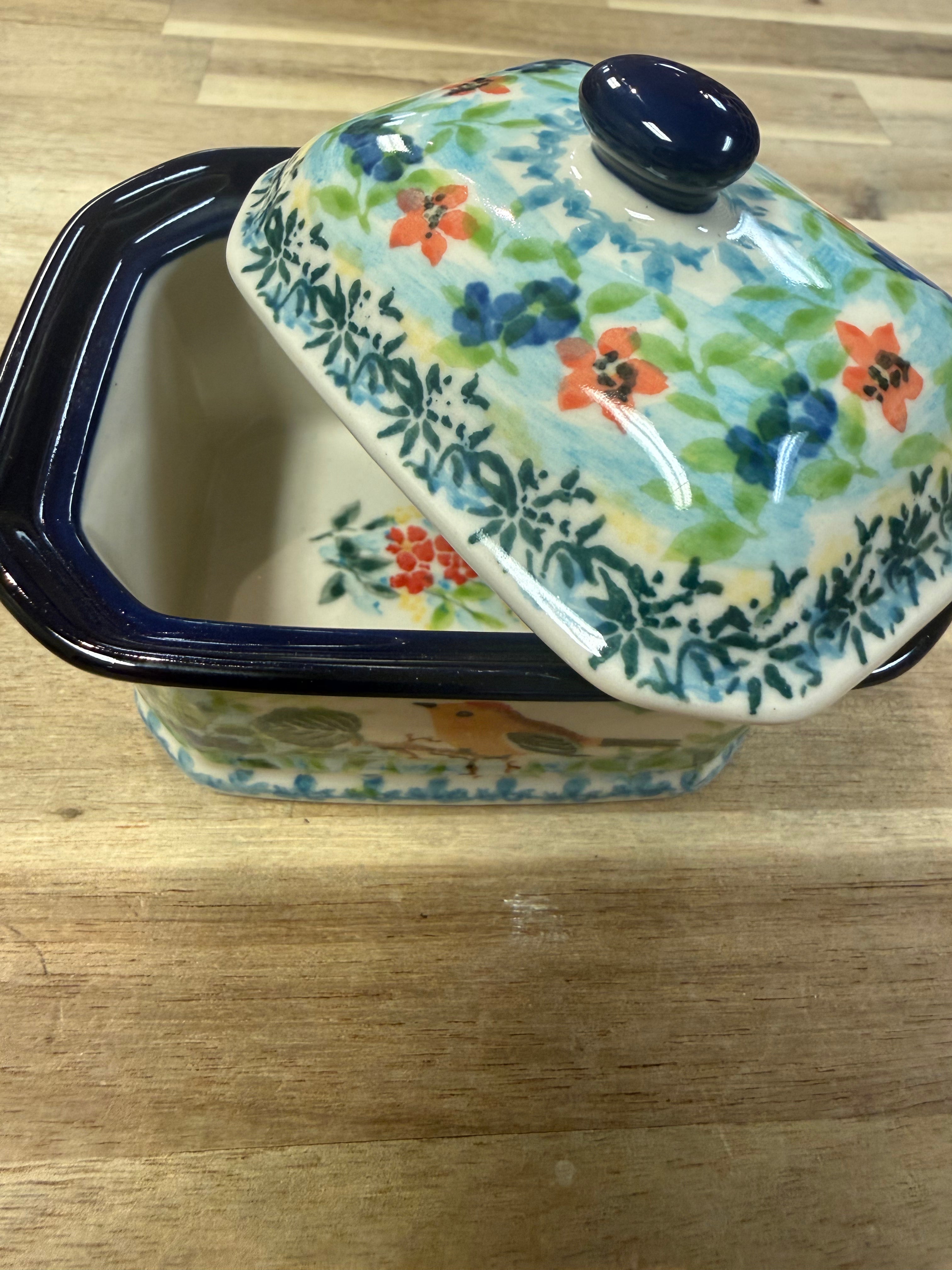 Polish Pottery Unikat 5098 Trinket Box