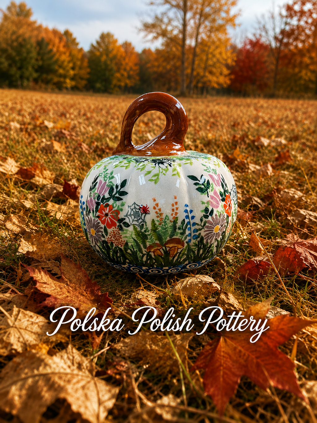 Polish Pottery Pumpkin - Unikat Pumpkin