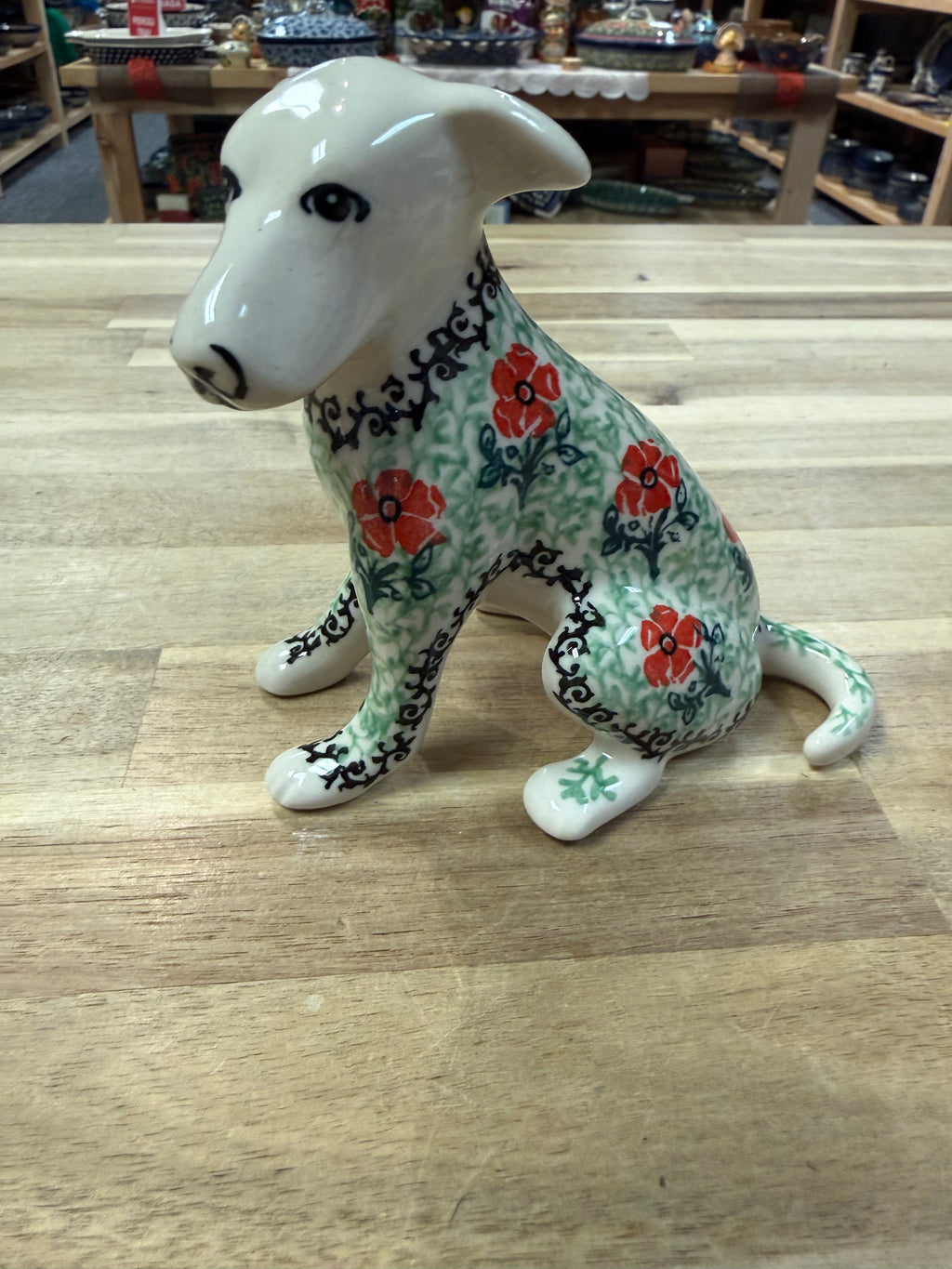 Polish Pottery Unikat Dog