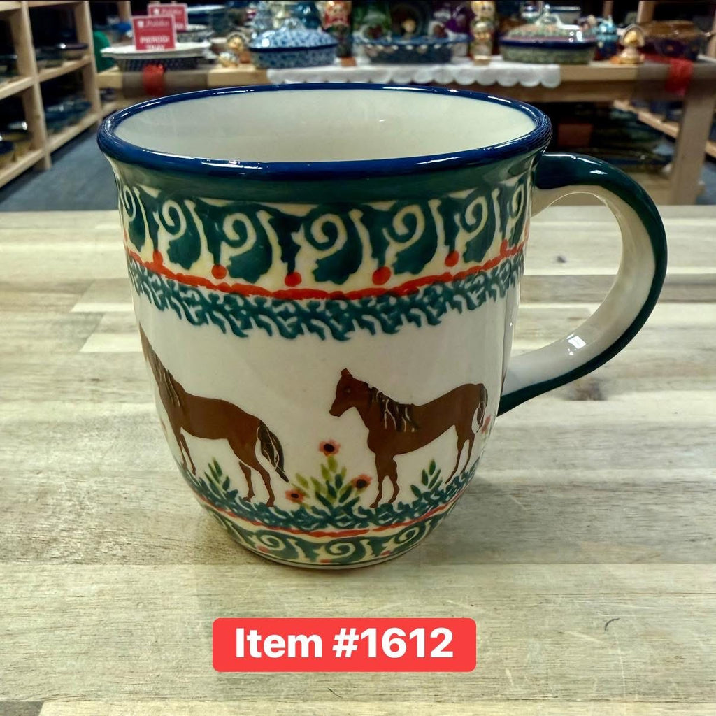 Polish Pottery Traditional(Horse) Zaklady Mug
