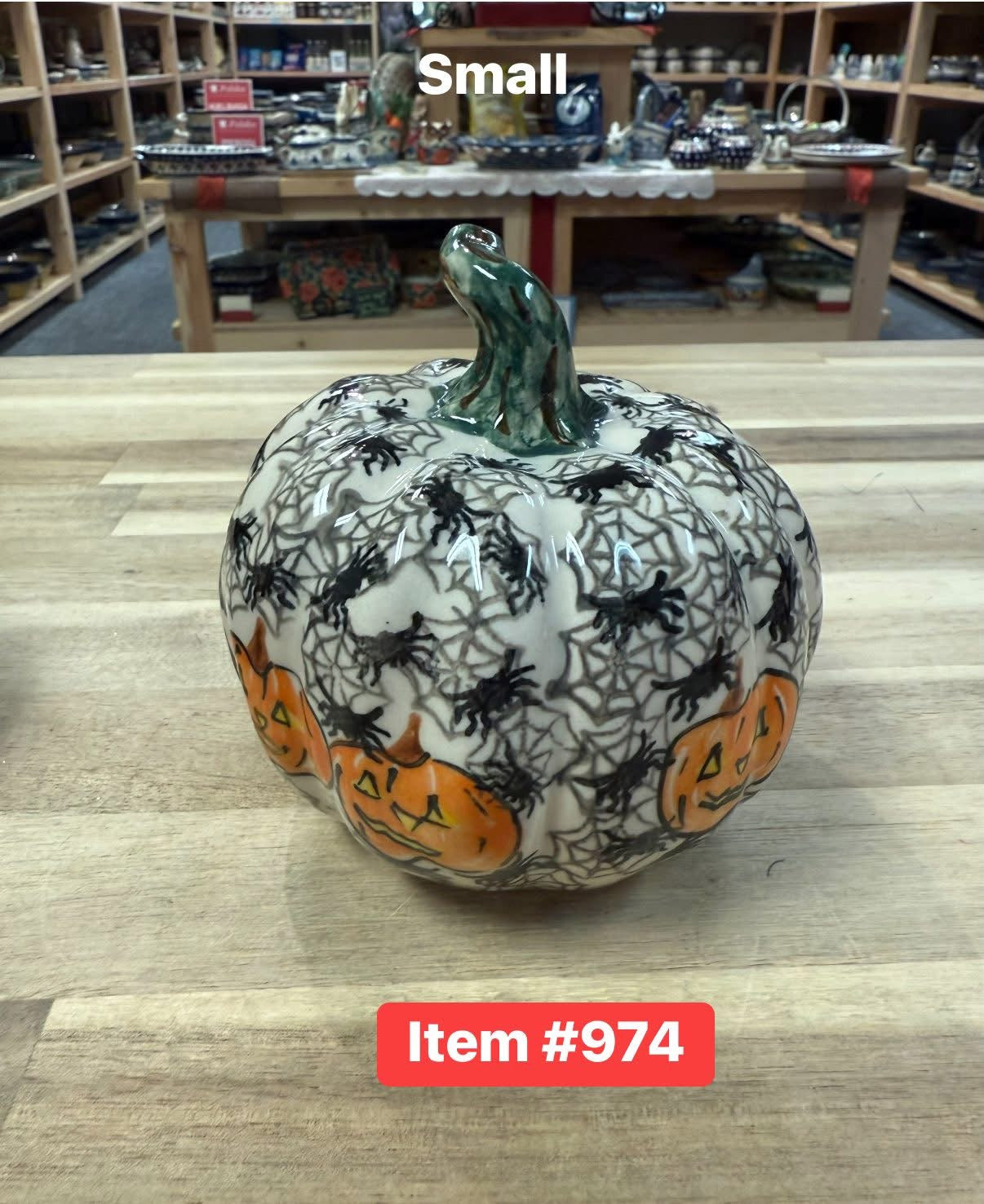 Polish Pottery Pumpkin