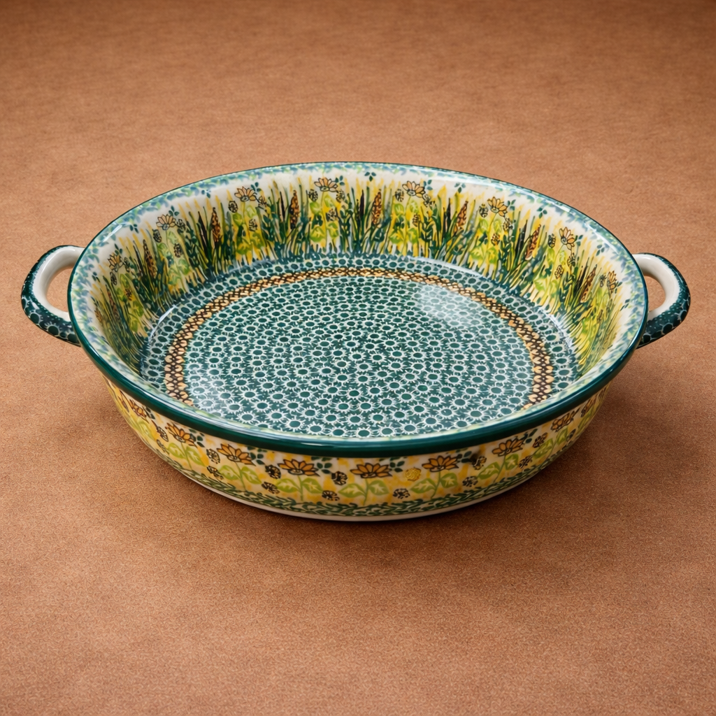 Polish Pottery Kielbasa Dish - Unikat 4329