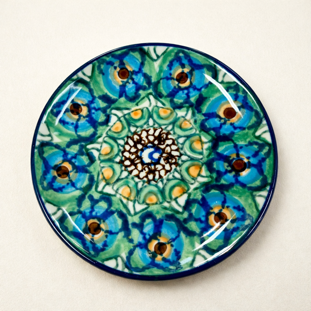 Polish Pottery Unikat 151 Coaster/Mug Topper