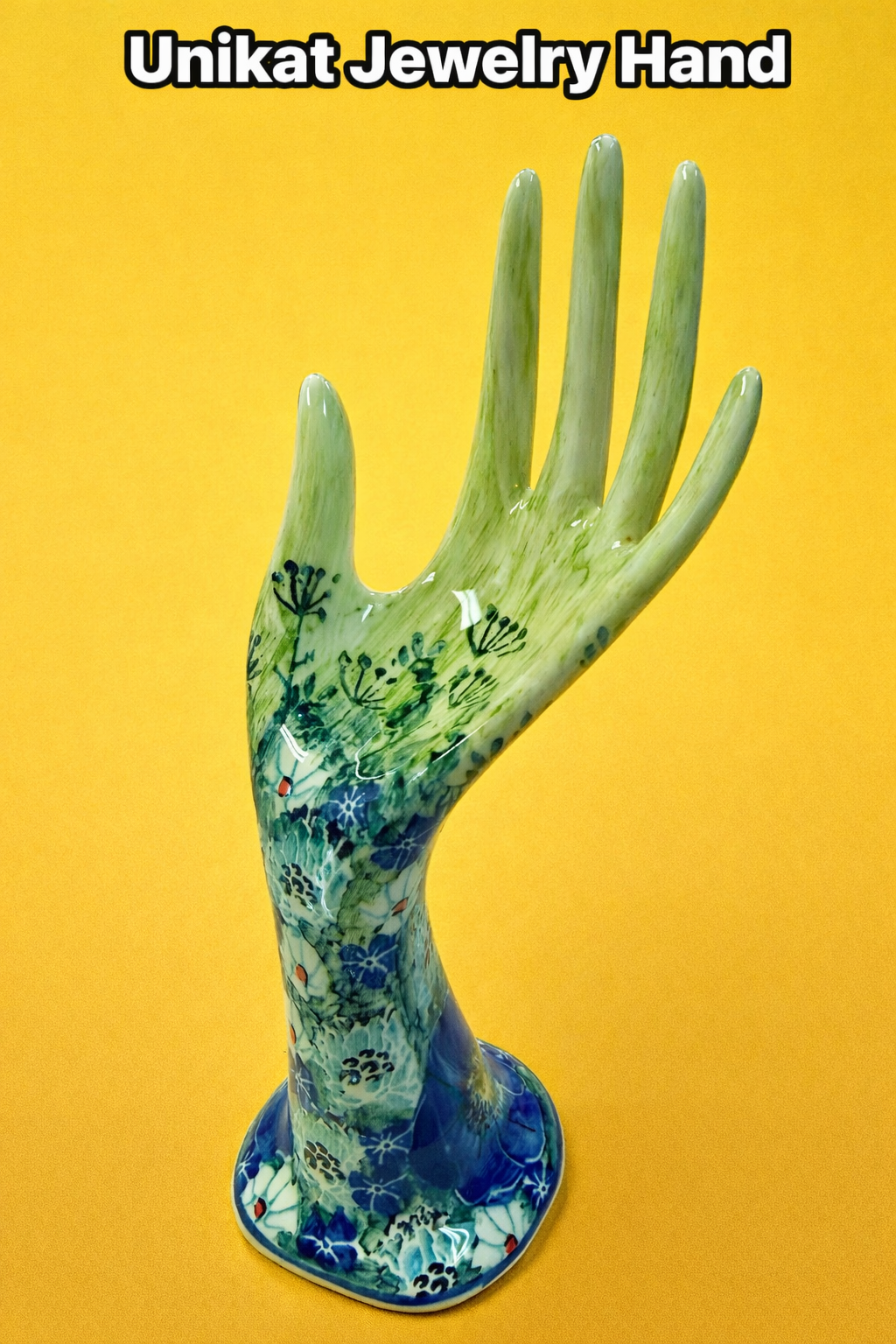 Polish Pottery Unikat CerRaf Jewelry Hand