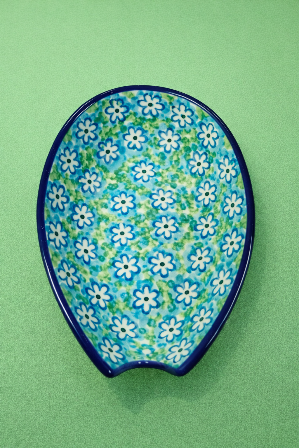 Polish Pottery Traditional(Fresh Flowers) Spoon Rest
