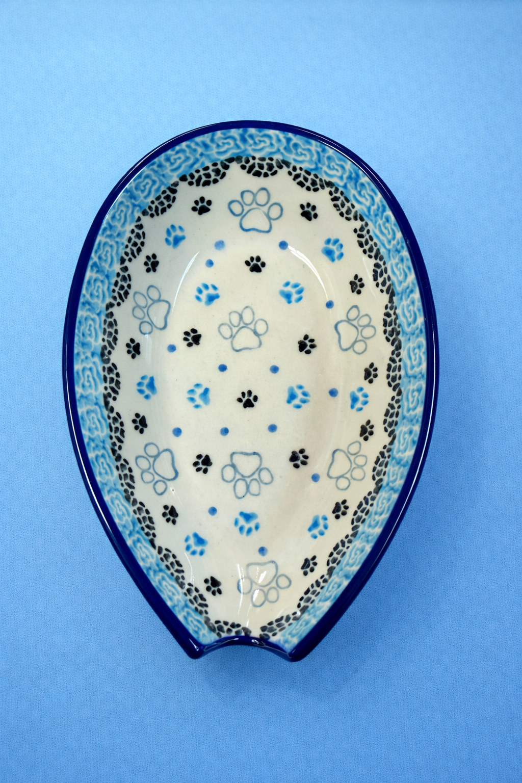Polish Pottery Traditional(Dog) Spoon Rest