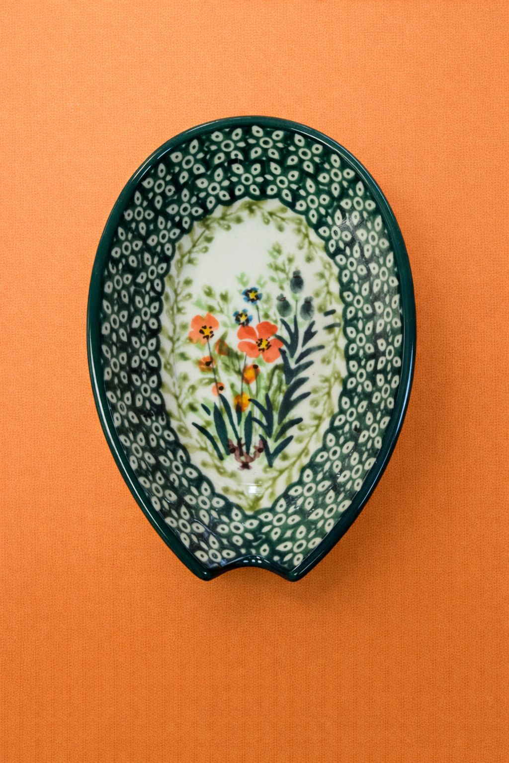 Polish Pottery Unikat 4335 Spoon Rest